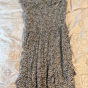 Express Black and White Maxi Dress size medium